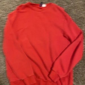 Red H&M Divided Sweatshirt